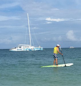 My first attempt at paddle board, was fun...