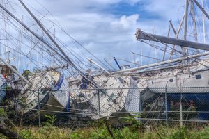 The hurricne has left millions of dollars in damages...