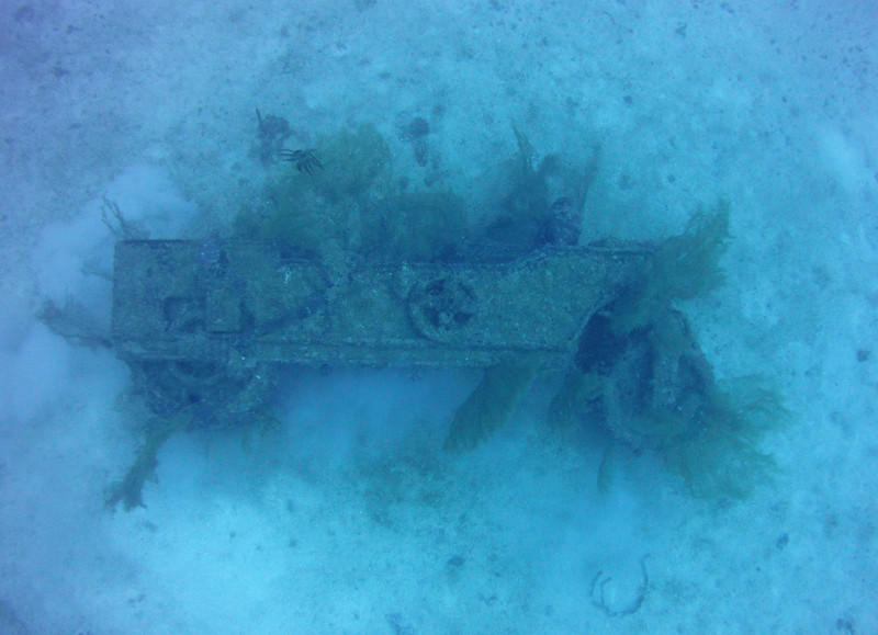 Steam-roller sitting at 61 meters deep....