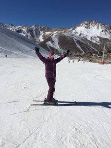 Tanya is skiing South America!