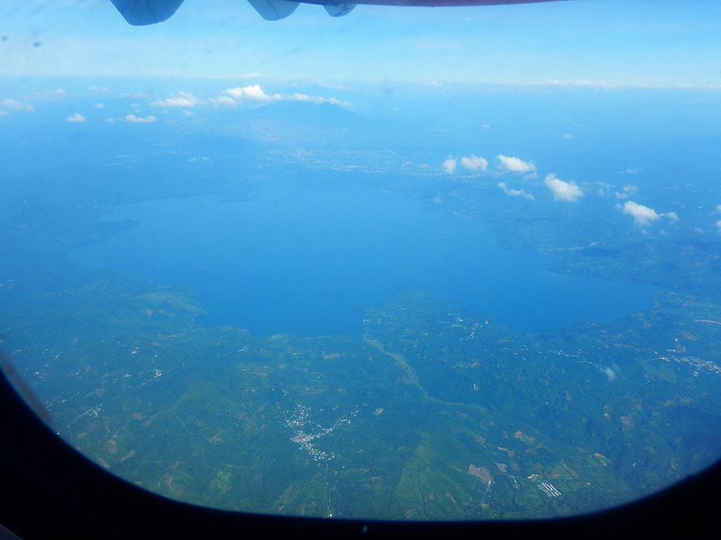 Ilopango Lake...down there...