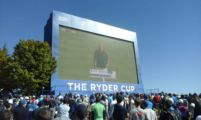 60,000 people today at the Ryder Cup!