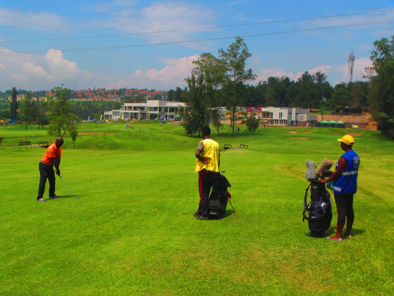 Playing the 20th Rwanda Golf Open...