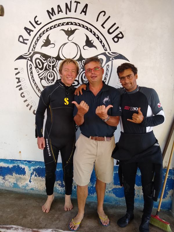 Great time diving with Yves and Matin!
