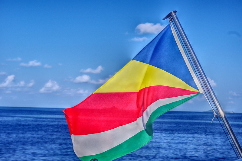 Seychelles National flag...
