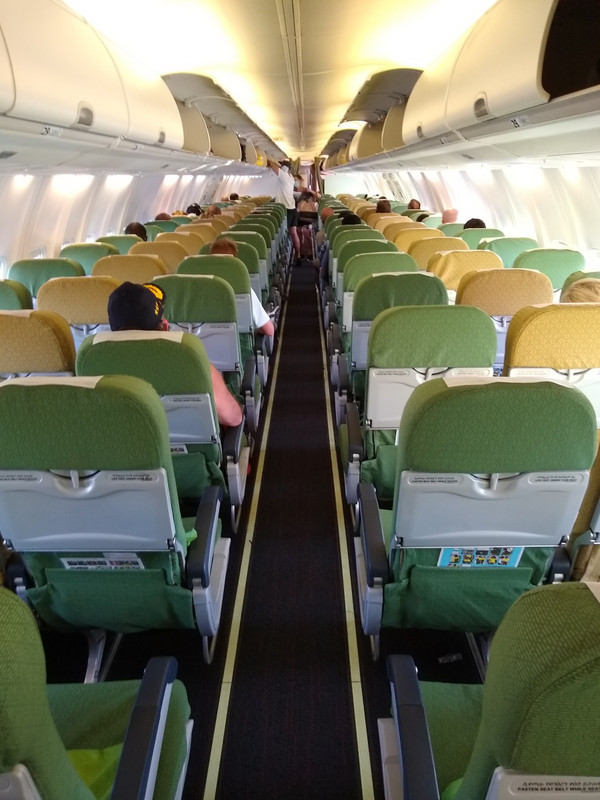 First flight to Addis....empty...