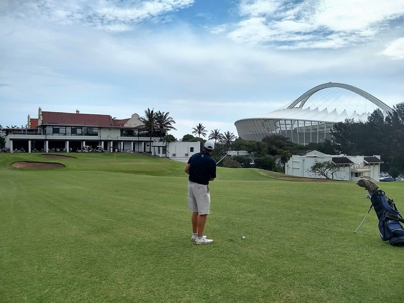 First round of my 47th year, Durban Country Club, ranked 4th in SA, and in the top 100 World beside USA by Golf Digest...