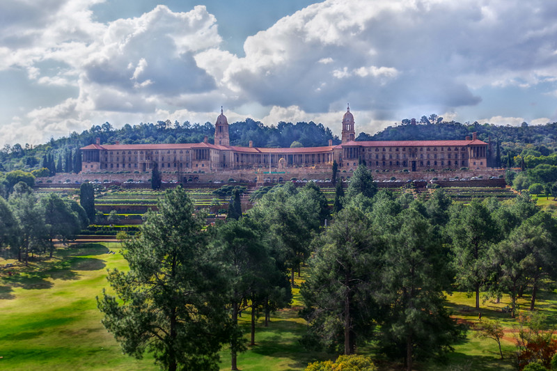 Union Buildings....the view from our little suite...in Pretoria...