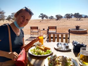 Simple lunch at Sossusvlei lodge...