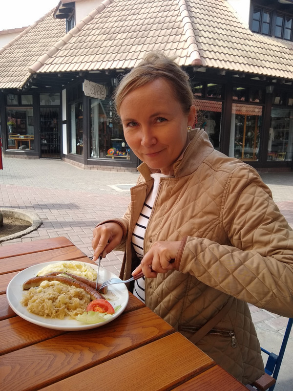 Fun german lunch in Swakopmund