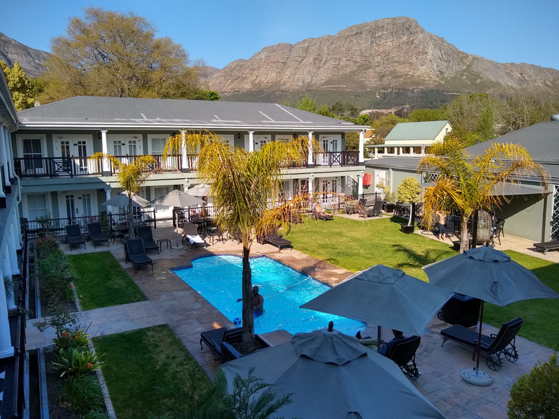 Our crib in Franschoek....I spent a lot more cash on my meals than my bed here...