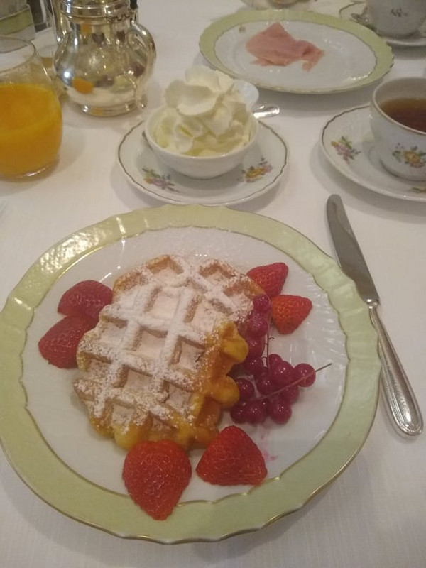 Lovely breakfast at the St Regis...