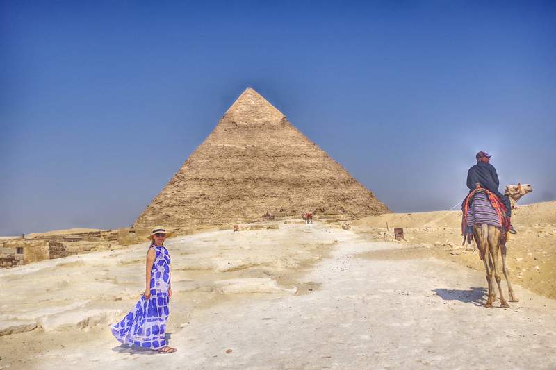 Morning time at the pyramids...