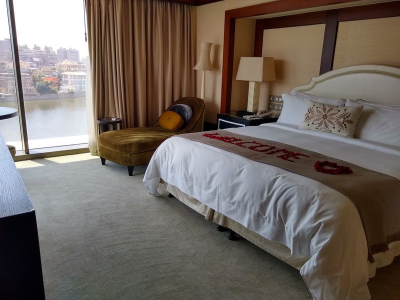 St Regis, bed by the Nile...