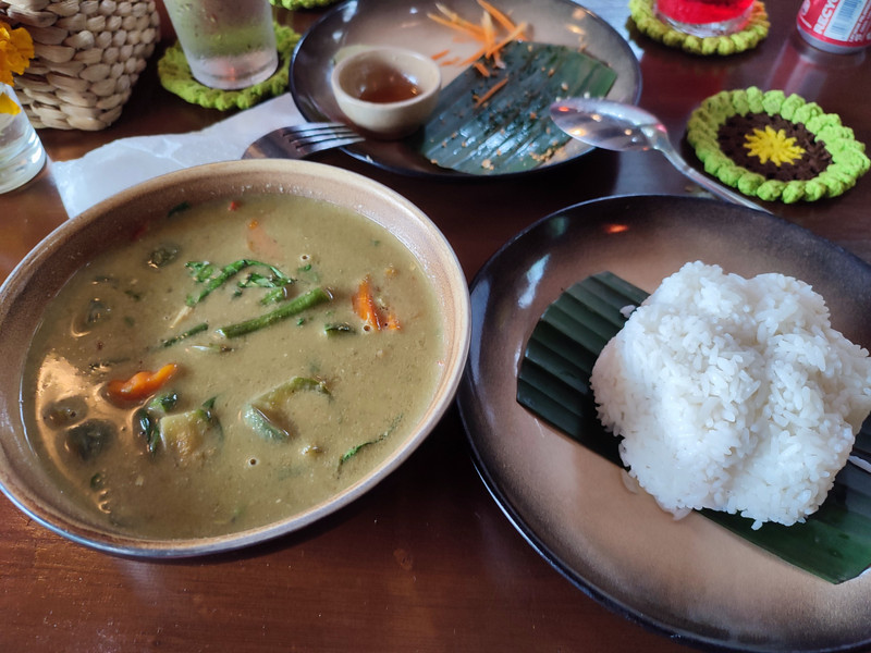 Green curry, Natnat thai restaurant....