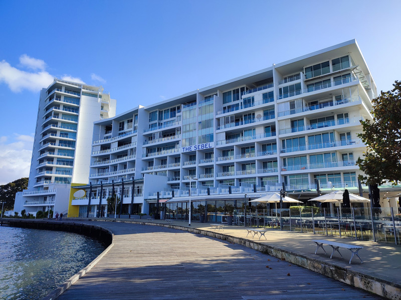 The Sebel Mandurah, my crib for the first 3 nights, with a superb room...