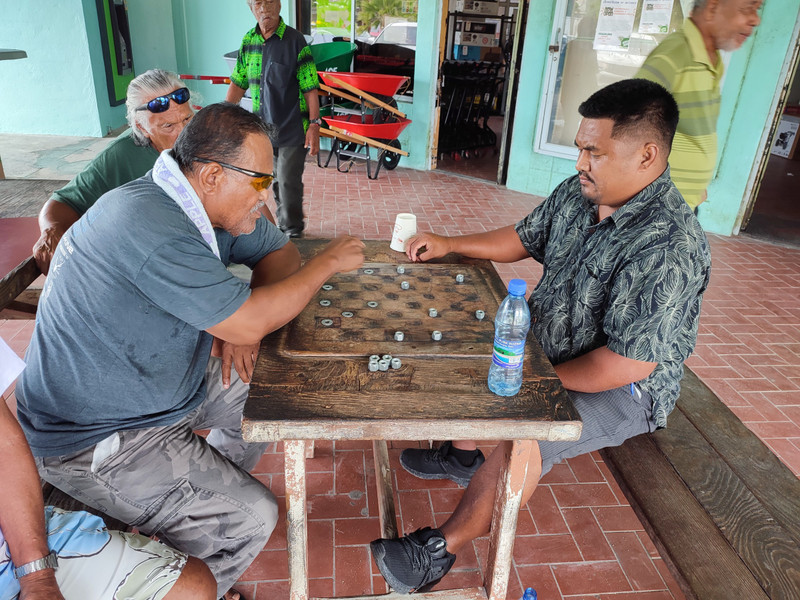 A game in downtown Majuro... 