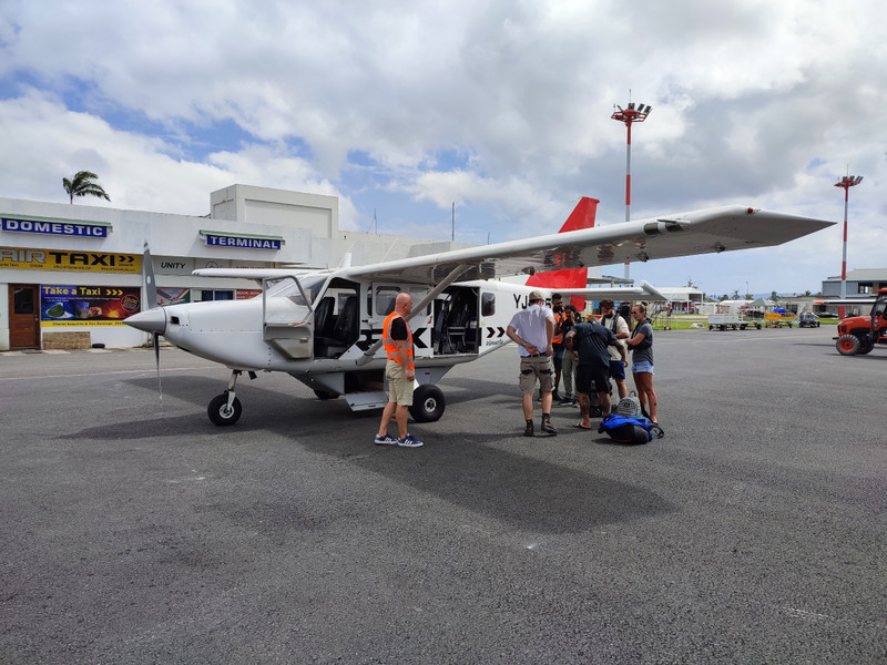 Our little plane from Port Vila to Tanna Island... 