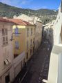 View from my little terrace, next street is actually Monaco...