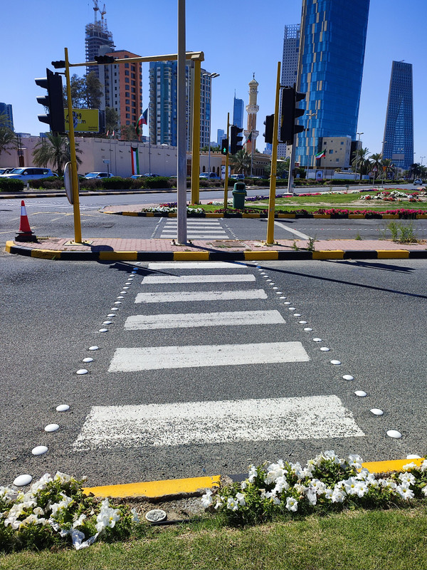 First pedestrian crossing that I found...so maybe 2-3 them max...find the error!