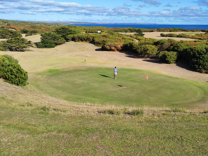 The King Island original 9 holes golf course, I didn't play here...