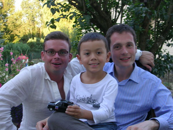 Christophe, Leslie and Papa...