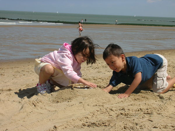 play on the beach...