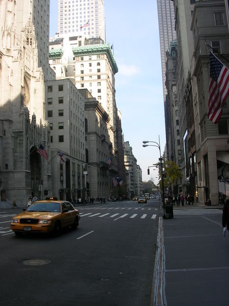 empty Fifth Avenue...so sunny!