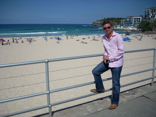 Bondi Beach...won't lose my tan soon...