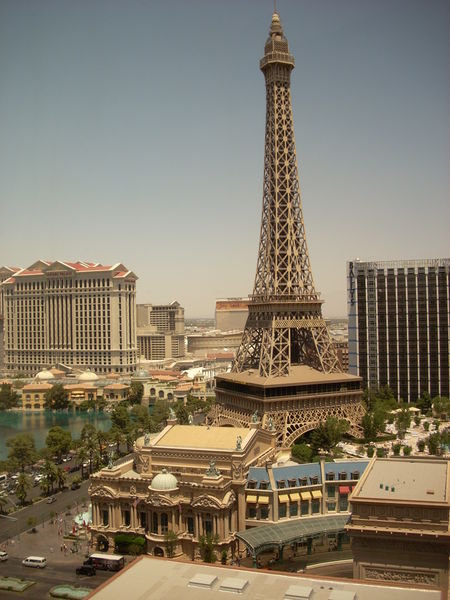 view of Las Vegas...and the funniest...we'll be in Paris in less than 10 days