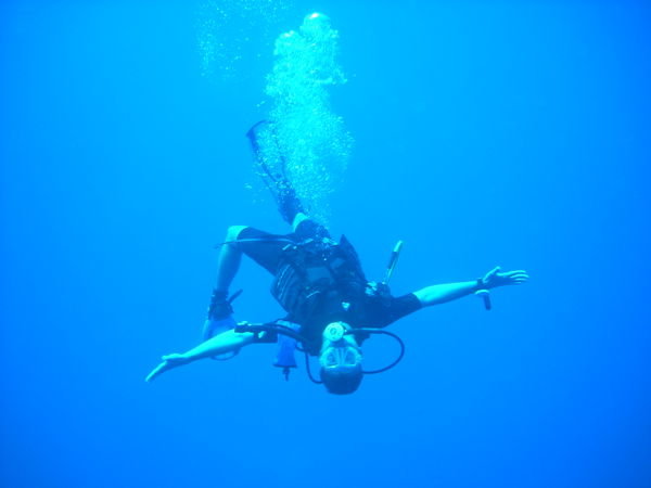playing in the big blue....