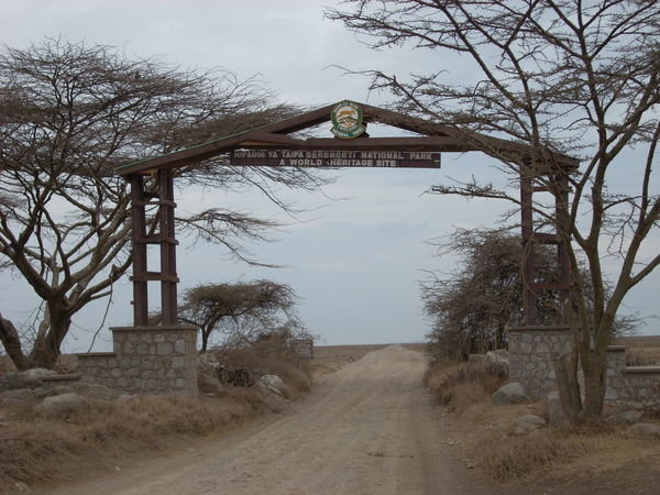 entry to Serengeti