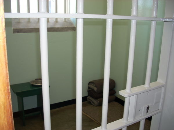 Nelson Mandela's cell for 18 years.