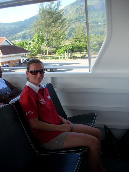 On the Cat Cocos to Praslin....leisurly ride...