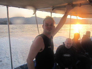 after 3 dives...ready for a good shower...