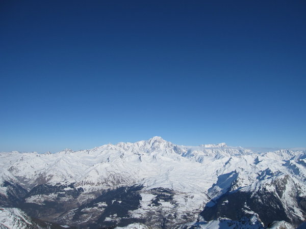 Mont Blanc, the roof of Europe...
