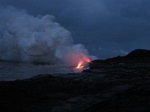 the lava, the ocean, the cliff...magic