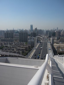 Puxi view from the top of Lupu bridge