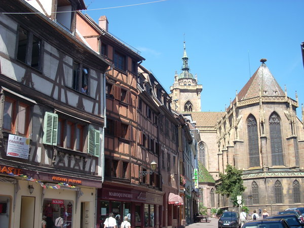 City center and the Collegiale (church)
