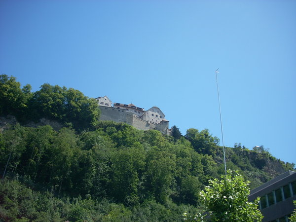view of Vaduz Castle