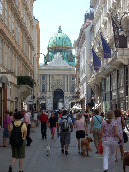 walking around Vienna