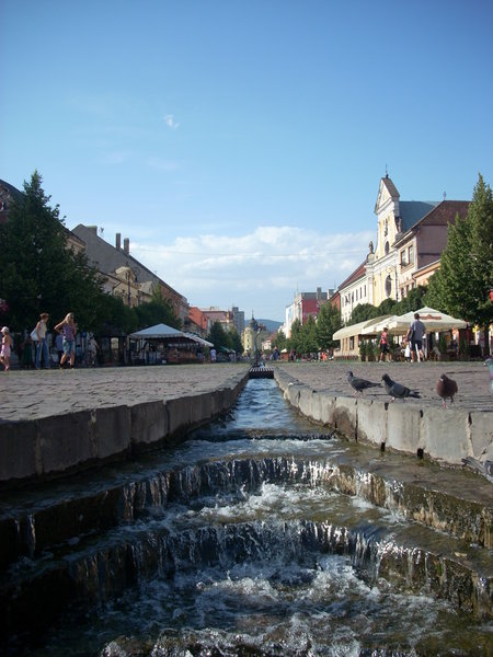 the city center of Kosice