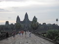 leaving Angkor Wat before the arrival of the crowds...