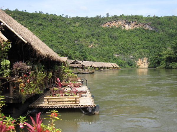 No electricity...no internet...pure nature on the Kwae Noi River