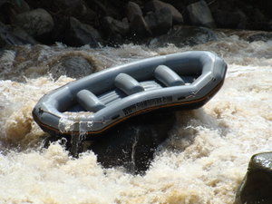 a raft...so poetic!