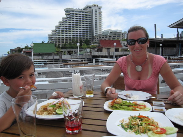 seafood lunch in town