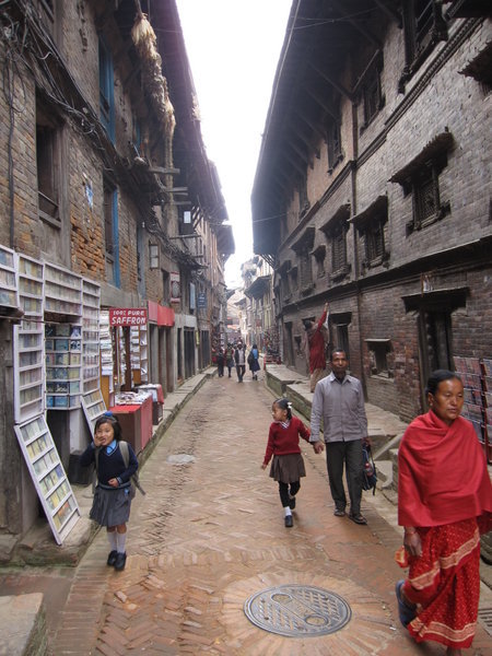street life in Bhaktapur