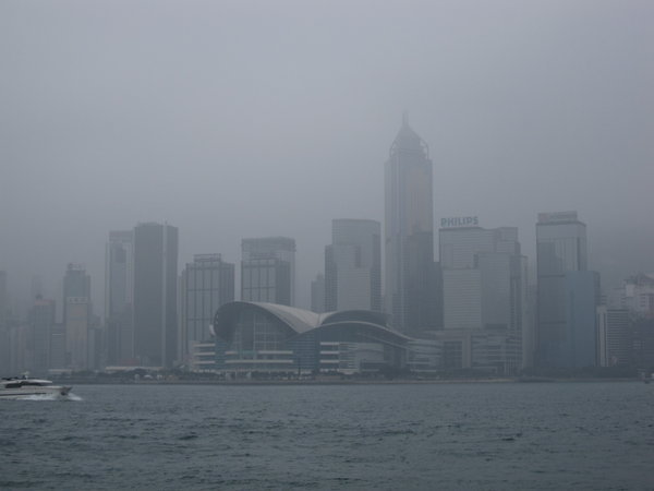 HK in the fog...it's winter!