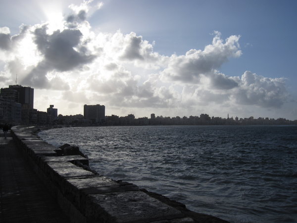 Alexandria seafront....
