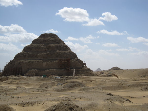 Saqqara and Dahshur in the back